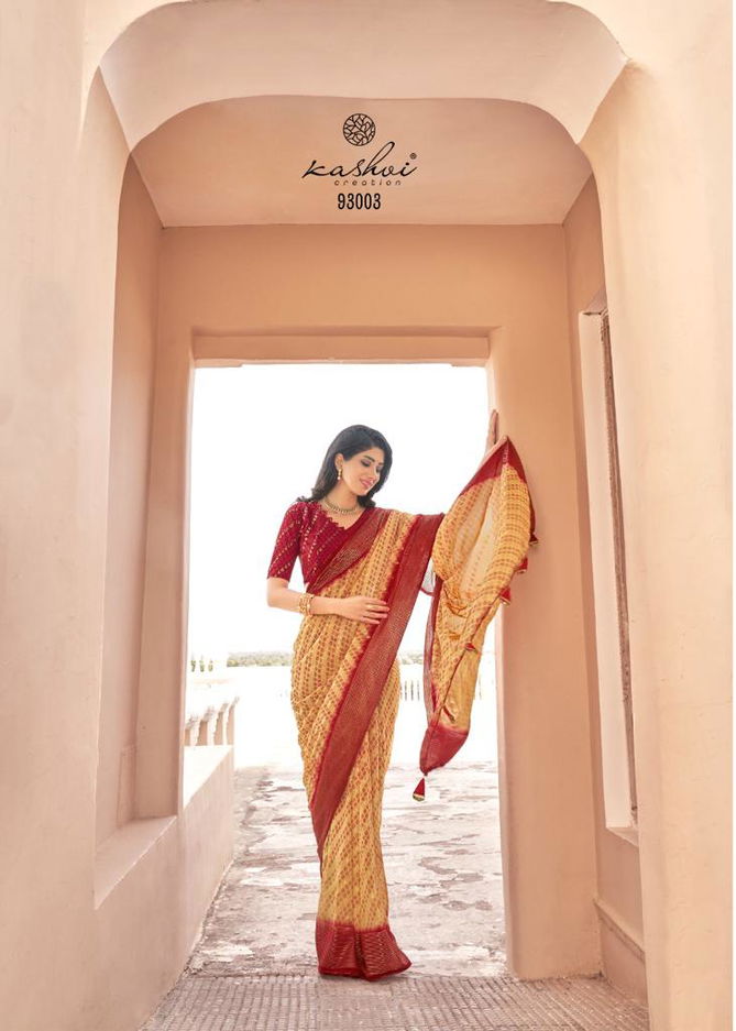 Kashvi Jhalak Designer Ethnic Wear Wholesale Saree Collection